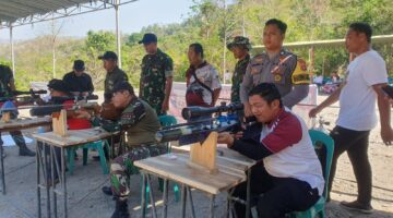Kapolsek Seteluk Menghadiri Kejuaraan Menembak Datu Seran Cup II 2023 Se-Nusa Tenggara Barat