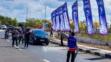 Petugas Gabungan Siaga, Lalu Lintas Menuju Sirkuit Mandalika Hari Pertama Kondusif